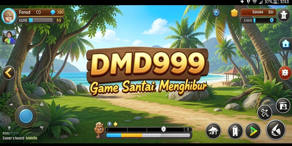 Tampilan gameplay DMD999 yang seru dan penuh warna.