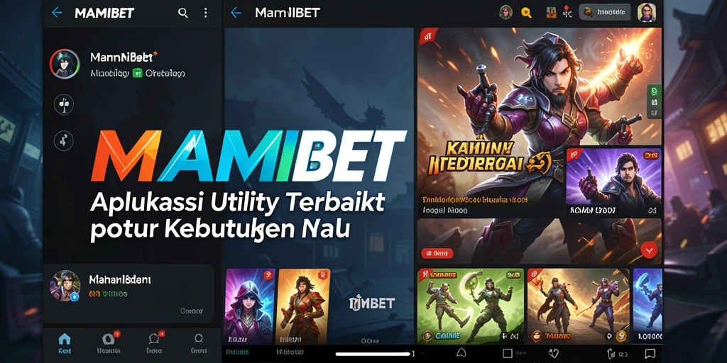 Screenshot MAMIBET menampilkan antarmuka pengguna yang intuitif dan fitur-fitur canggih.