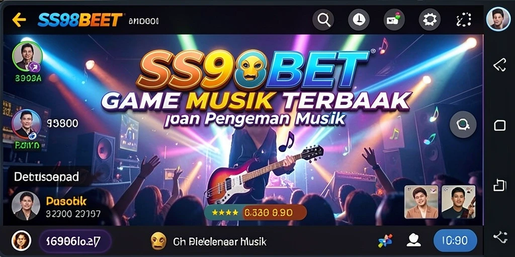 Screenshot menunjukkan gameplay seru dalam <strong>SS88BET</strong> dengan berbagai tantangan musik.
