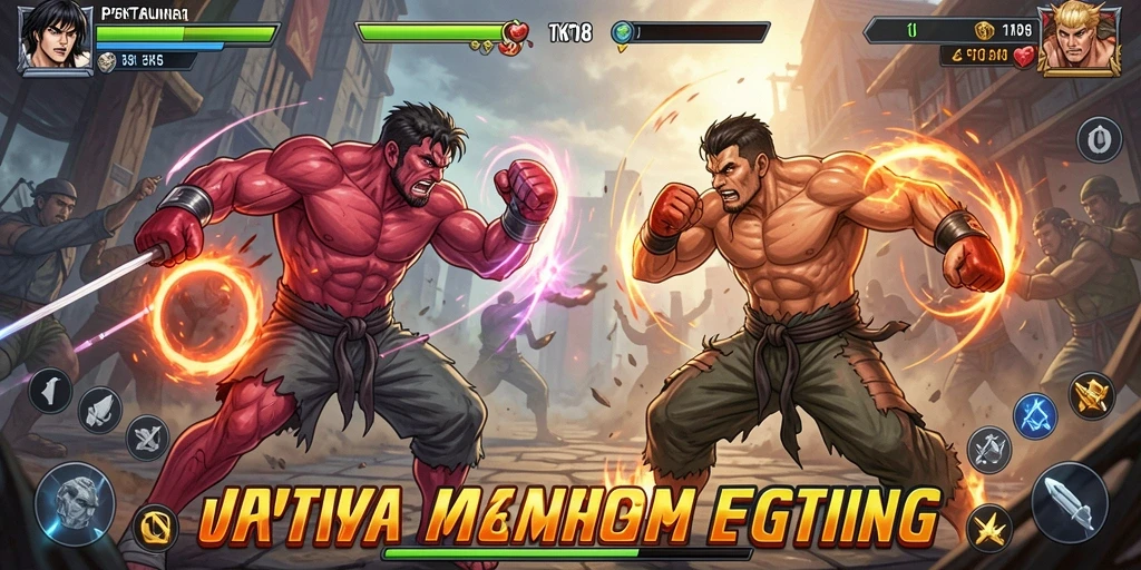 Tampilan gameplay seru dari TKP188 saat pertarungan berlangsung.